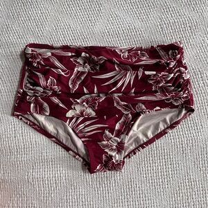 Miraclesuit Hibiskiss Norma-Jean Tummy Control Retro Swim Bottom